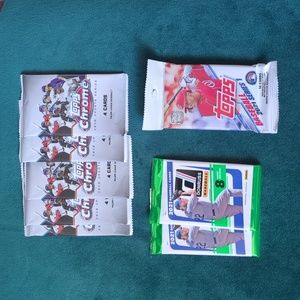 Topps Panini Sealed Baseball Card Packs Collection SEALED